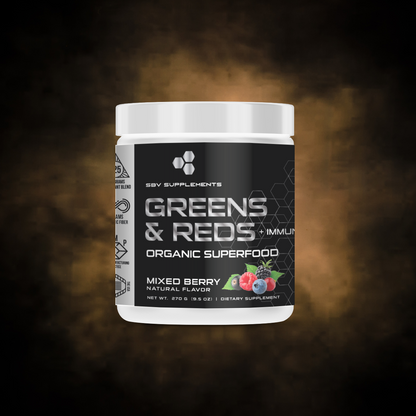 ORGANIC GREEN & RED SUPERFOOD & IMMUNE